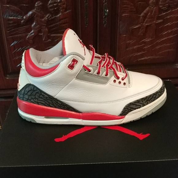 Air Jordan Retro 3 Fire Reds - Picture 1 of 8
